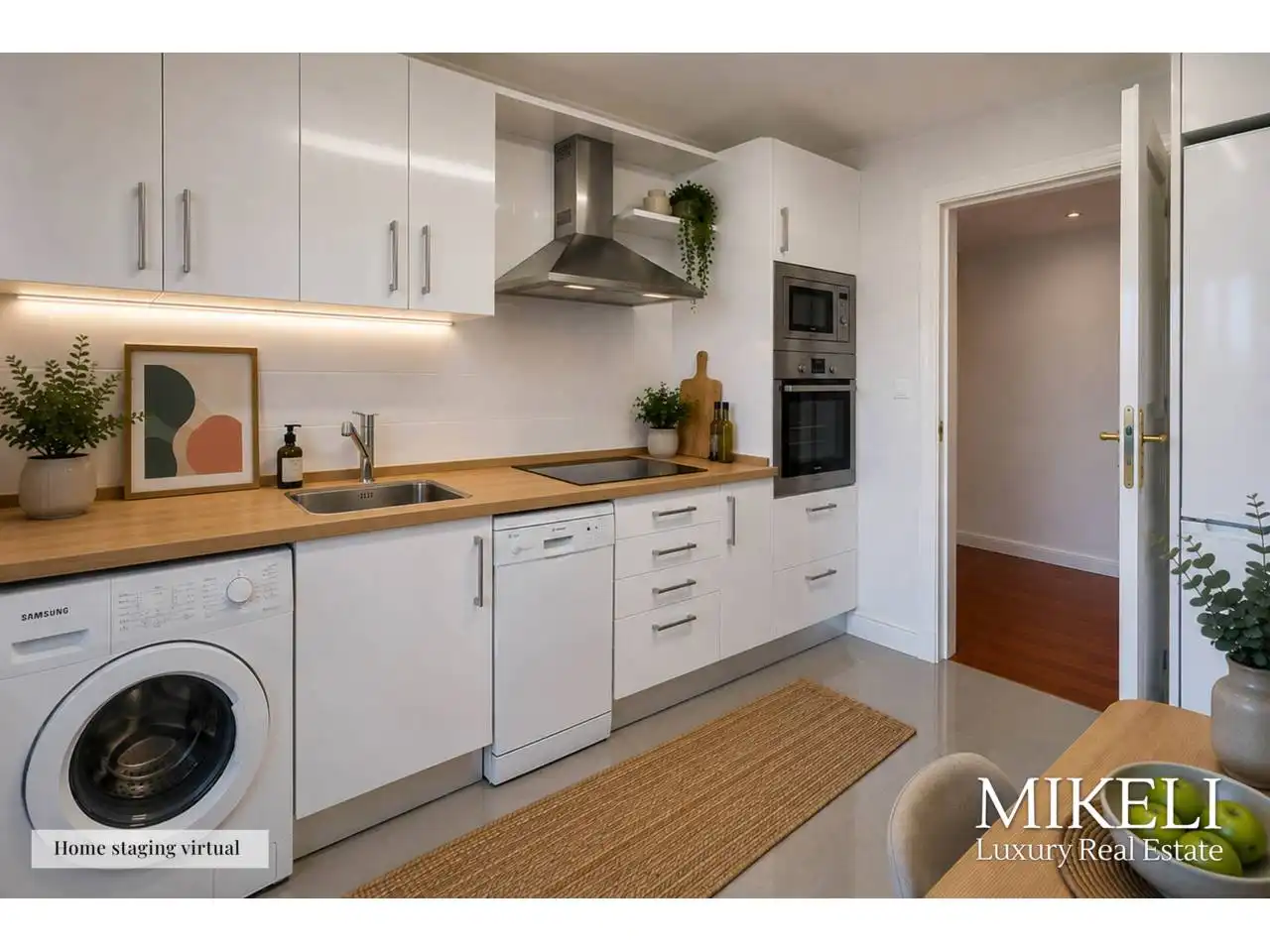 Kitchen of Flat for sale in Santander  with Heating, Storage room and Balcony
