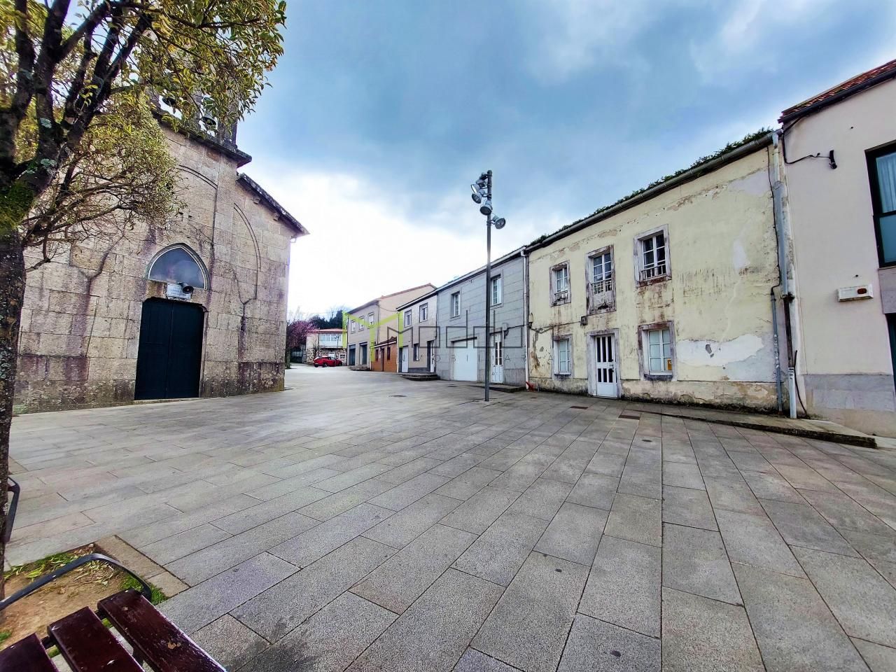 Vista exterior de Casa o xalet en venda en Santiago de Compostela  amb Calefacció i Jardí privat