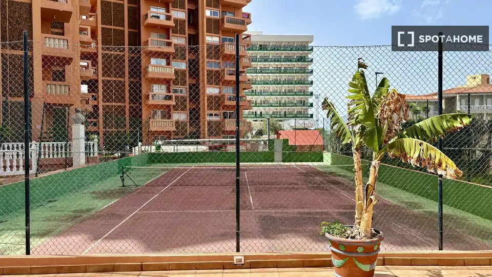 Terrassa de Apartament per a compartir en Puerto de la Cruz amb Aire condicionat, Terrassa i Moblat