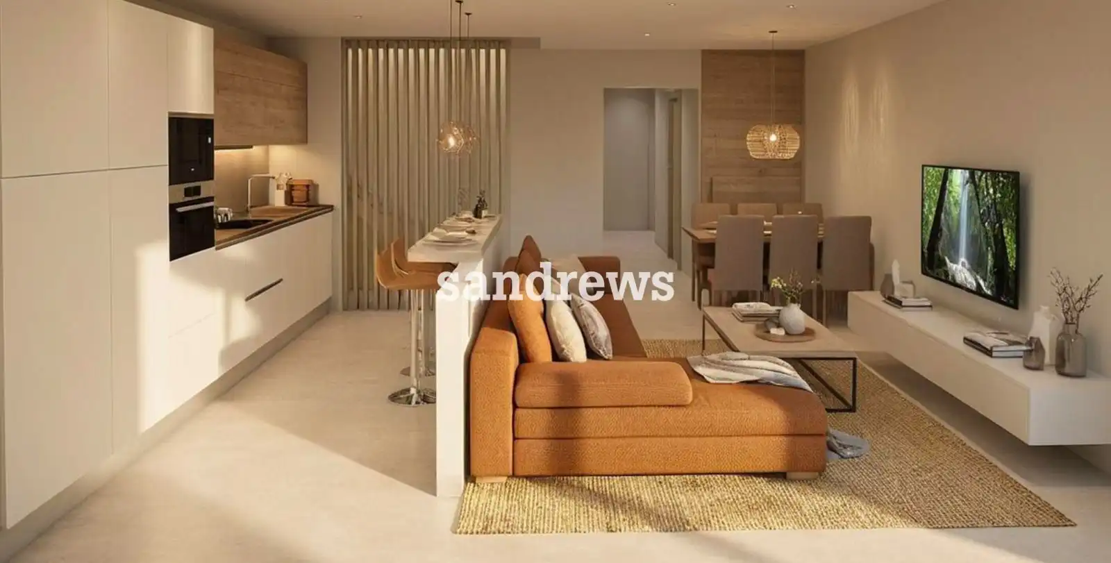 Sala de estar de Casa adosada en venta en Cantallops con Aire acondicionado, Calefacción y Jardín privado