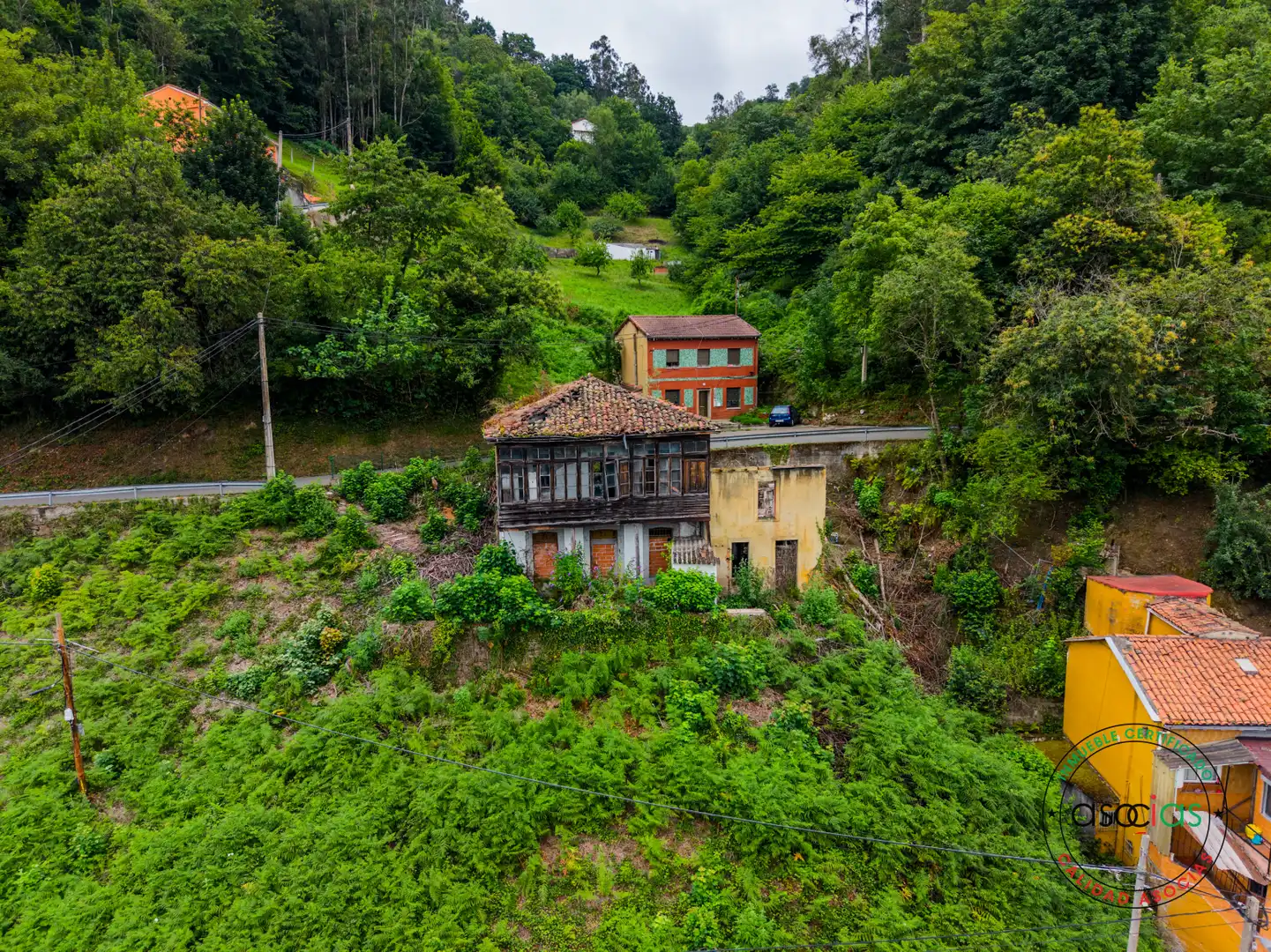 Vista exterior de Casa o xalet en venda en Langreo