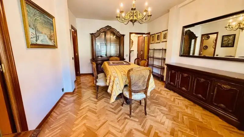 Esszimmer von Wohnung zum Verkauf in El Espinar mit Heizung, Privatgarten und Parkett