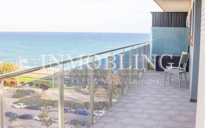 Terrace of Flat for sale in Mataró  with Air Conditioner, Heating and Parquet flooring