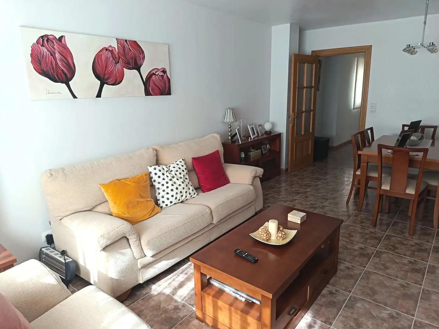 Wohnzimmer von Wohnung zum Verkauf in Lorca mit Heizung, Terrasse und Abstellraum