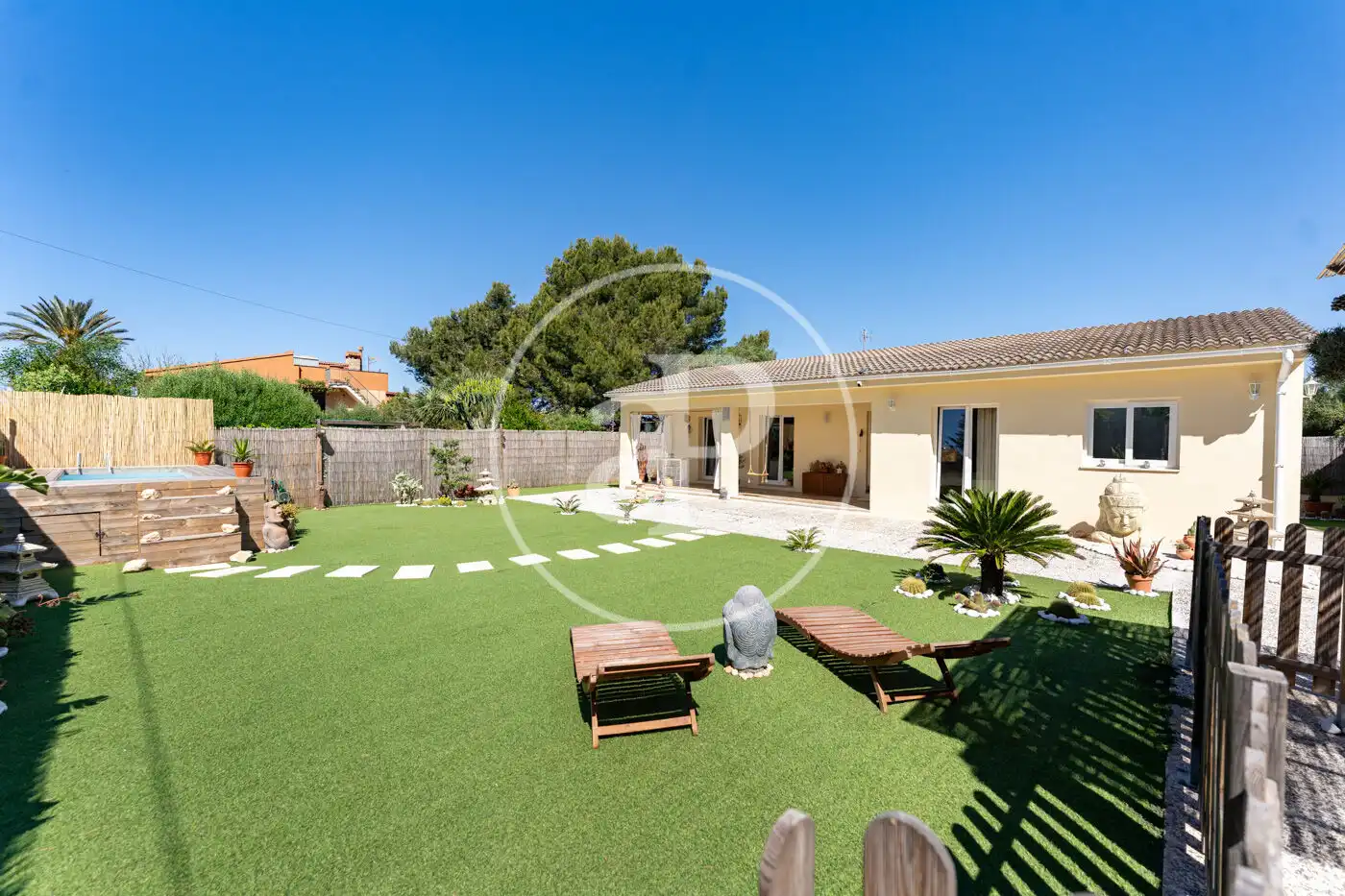 Garden of Houses for sale in Llucmajor  with Air Conditioner, Heating and Private garden
