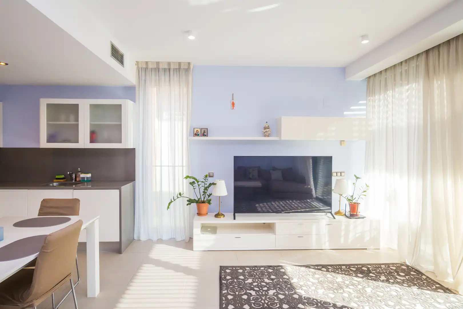 Living room of Flat for sale in Castell d'Aro, Platja d'Aro i s'Agaró  with Air Conditioner, Heating and Terrace