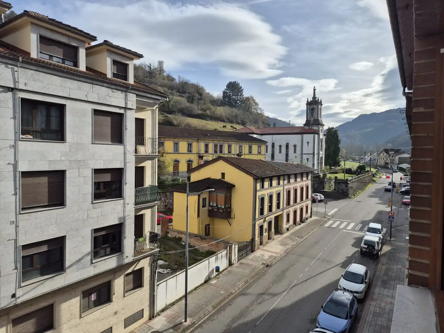 Exterior view of Flat for sale in Aller  with Terrace, Storage room and Swimming Pool