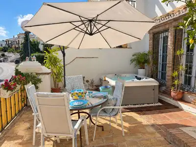 Terraza de Casa adosada en venta en Mijas Golf