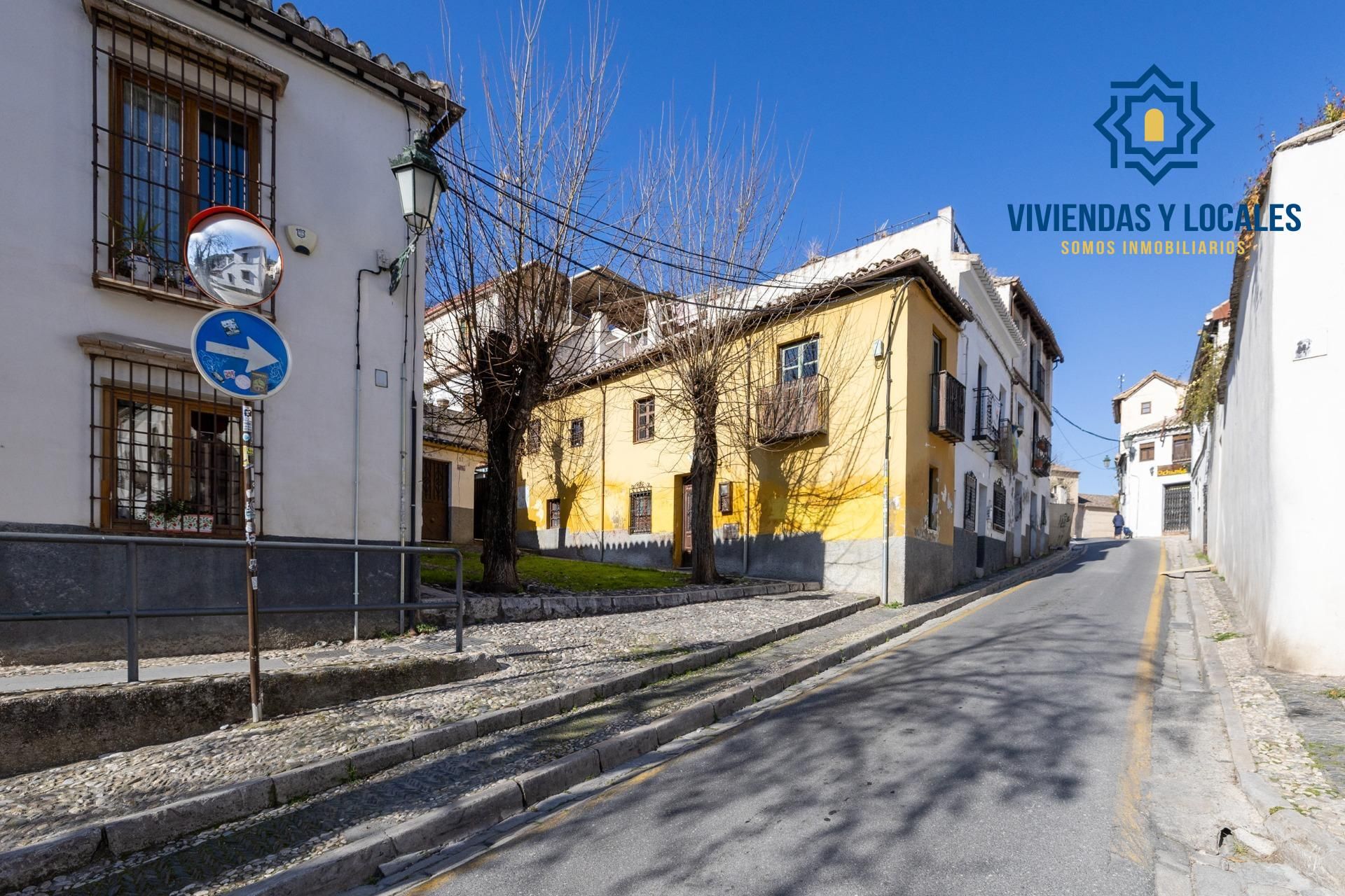 Exterior view of Single-family semi-detached for sale in  Granada Capital  with Private garden and Terrace