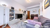 Living room of Flat for sale in Bilbao   with Heating, Terrace and Furnished