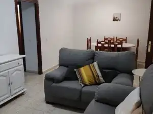 Living room of Flat for rent in Ronda  with Furnished