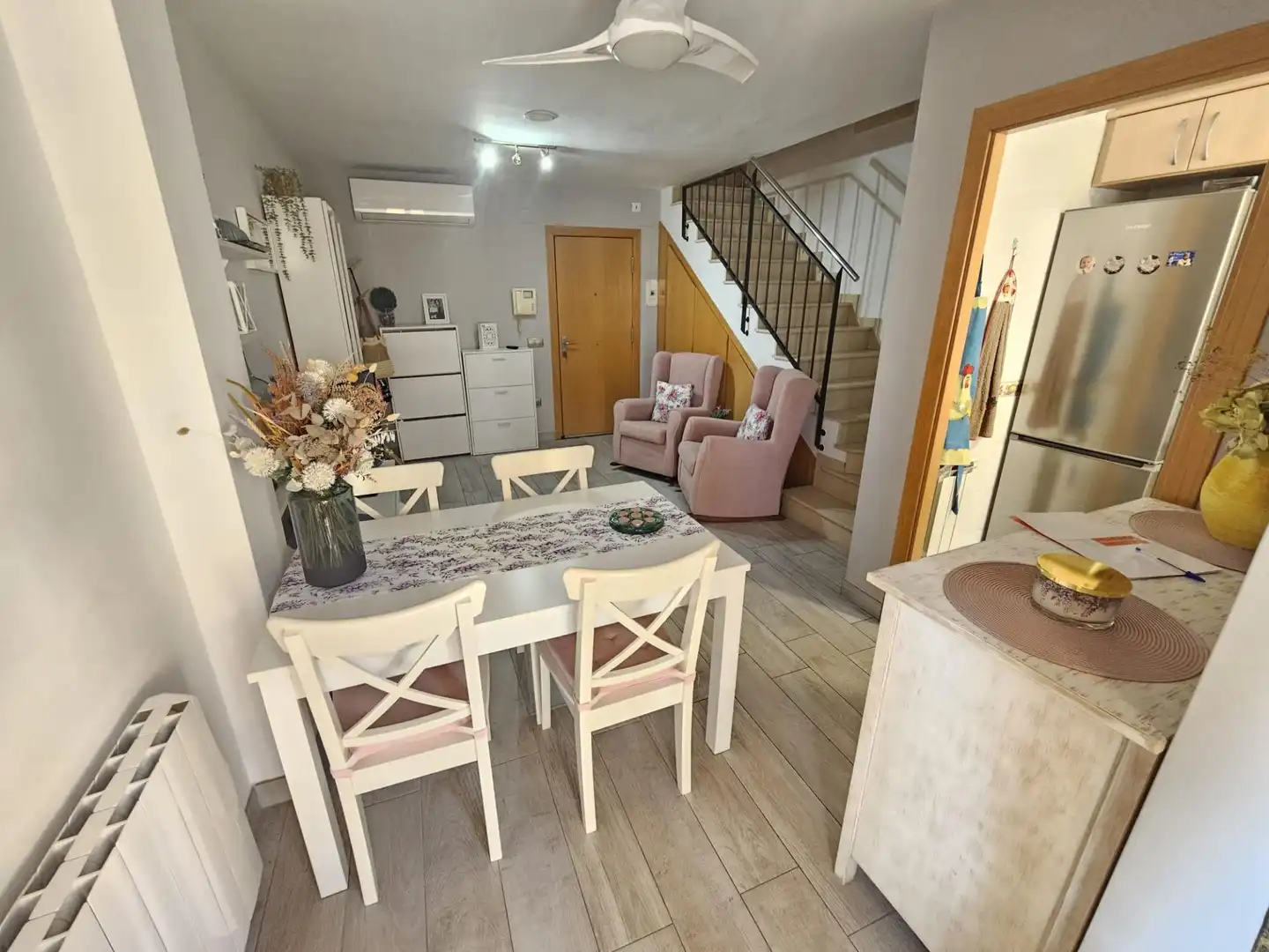 Dining room of Duplexes for sale in Vidreres  with Air Conditioner and Balcony