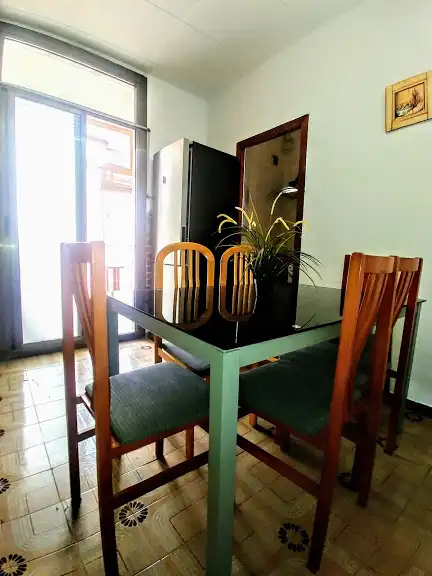 Dining room of Flat for sale in Barcelona  with Heating, Furnished and Oven