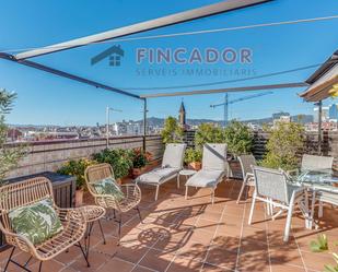Terrace of Attic for sale in  Barcelona Capital  with Air Conditioner, Heating and Parquet flooring