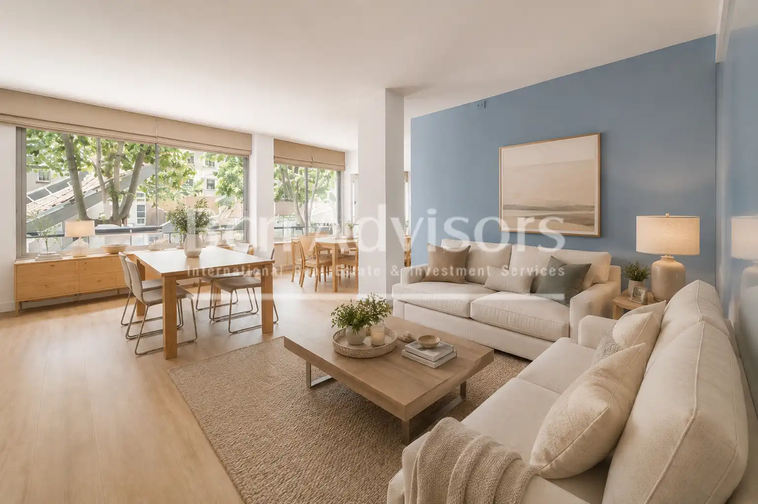 Living room of Flat for sale in Barcelona  with Air Conditioner, Heating and Private garden