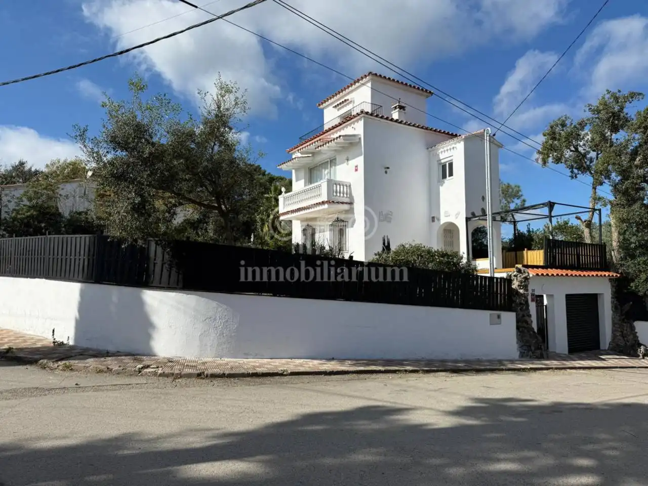 Vista exterior de Casa o chalet en venta en Lloret de Mar con Aire acondicionado, Jardín privado y Parquet
