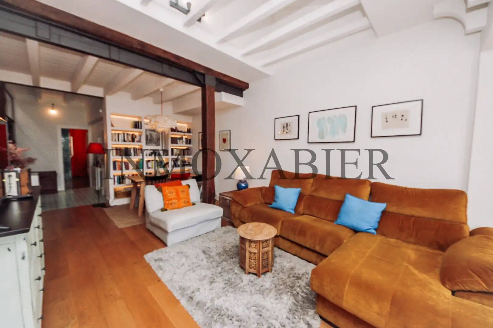 Sala de estar de Dúplex en venta en Bilbao  con Calefacción, Amueblado y Horno