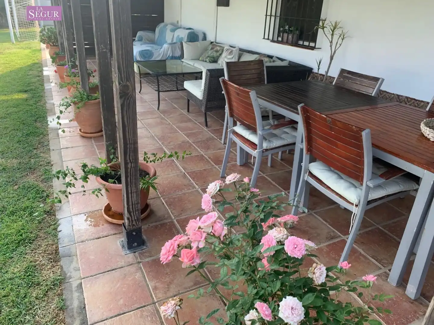 Terraza de Casa o chalet en venta en Conil de la Frontera con Aire acondicionado, Jardín privado y Terraza