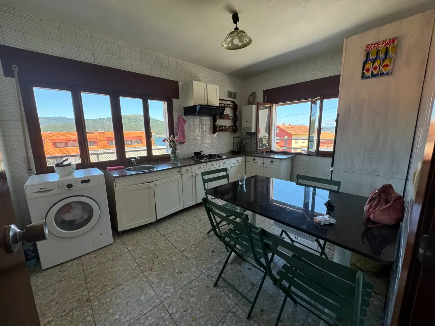 Cuina de Casa o xalet en venda en Muros amb Moblat