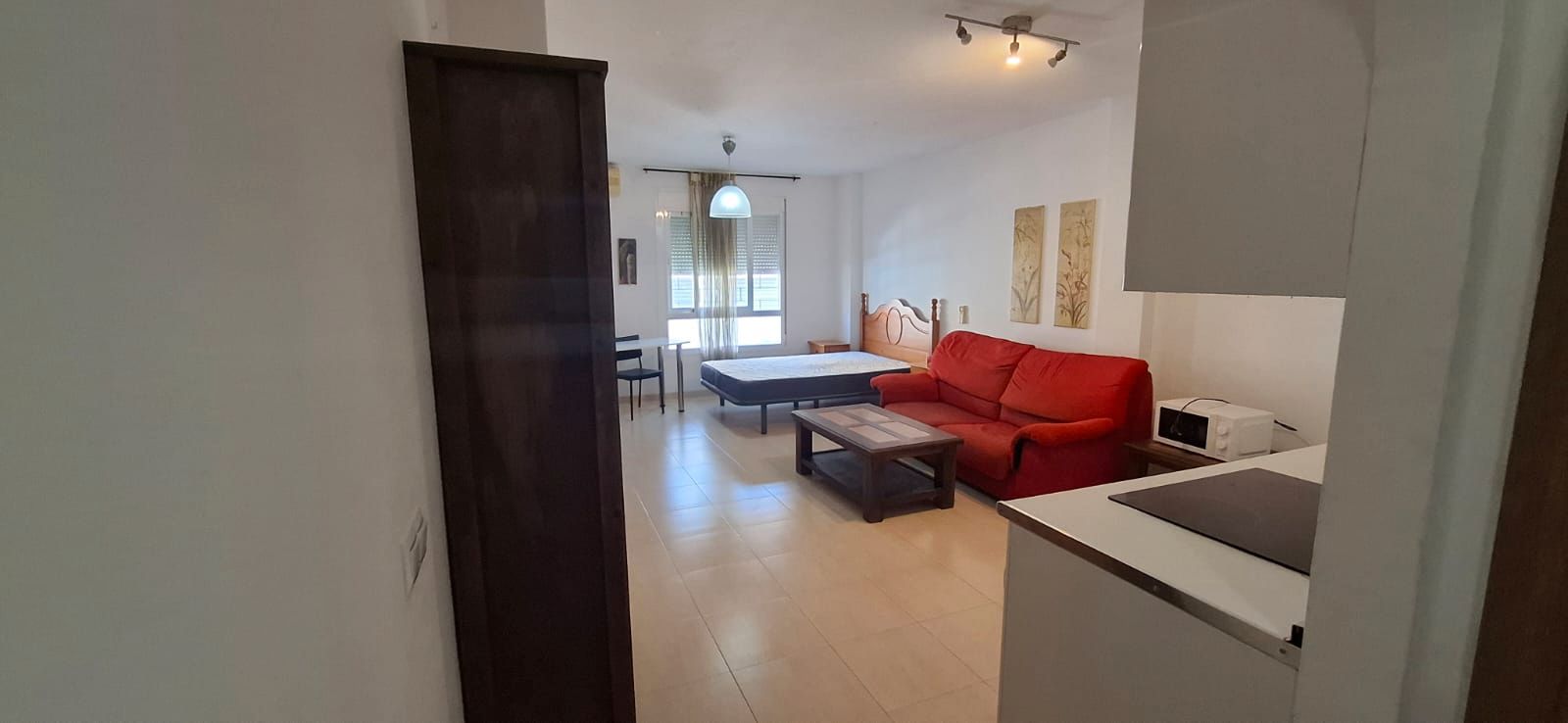 Living room of Study to rent in Málaga Capital  with Air Conditioner, Heating and Furnished