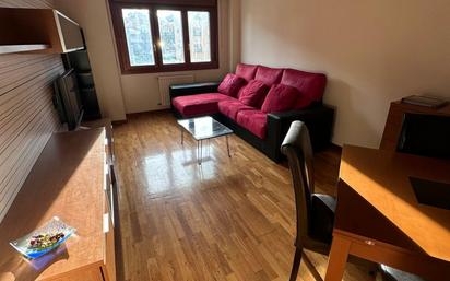 Living room of Flat for sale in Oviedo   with Heating, Parquet flooring and Terrace