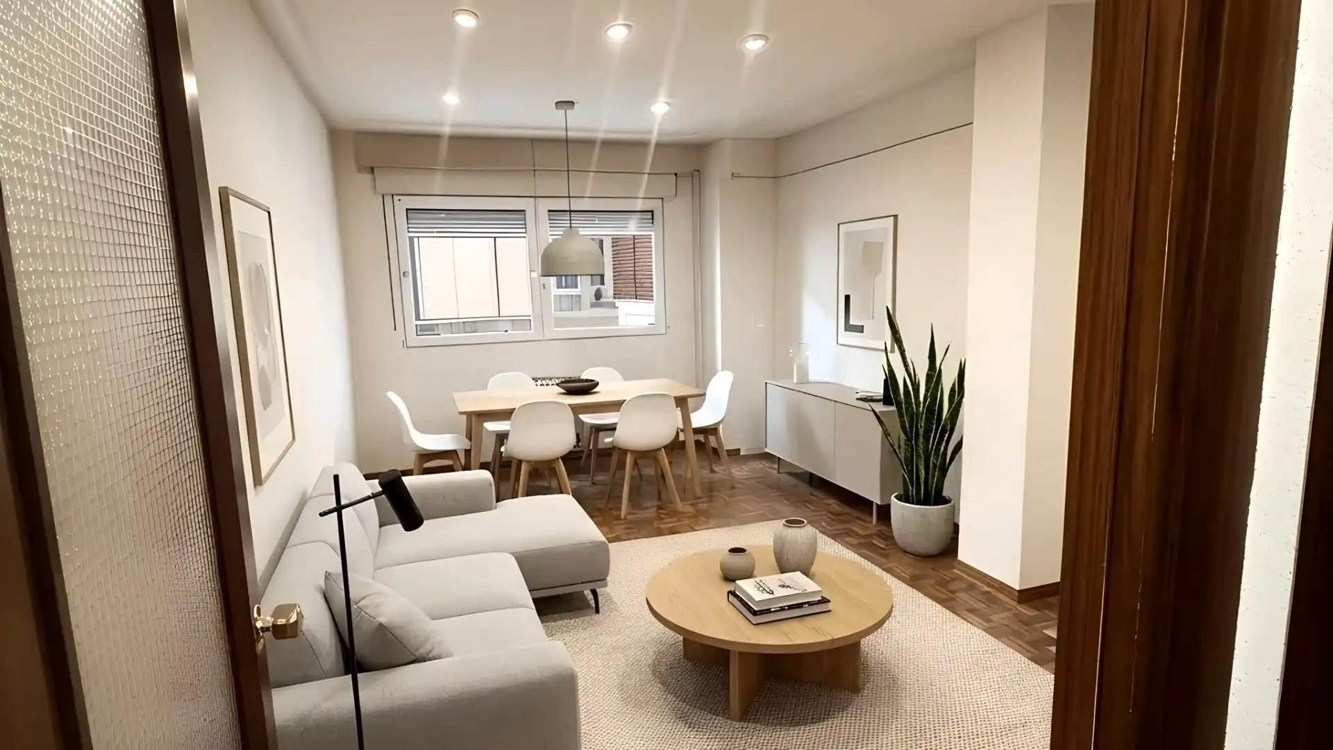 Living room of Flat for sale in  Madrid Capital