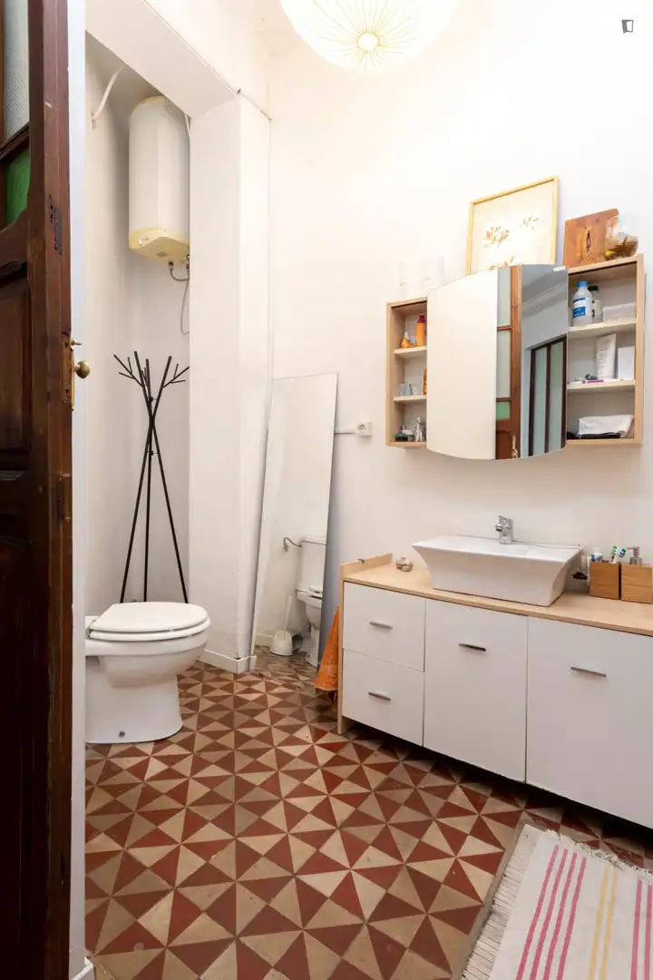 Baño de Casa o chalet para compartir en Valencia con Calefacción, Amueblado y Horno