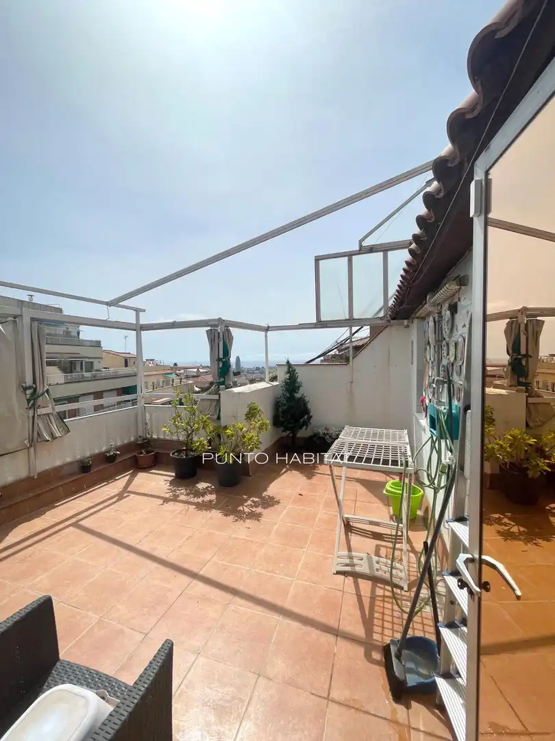 Terrasse von Dachboden zum Verkauf in Barcelona mit Terrasse