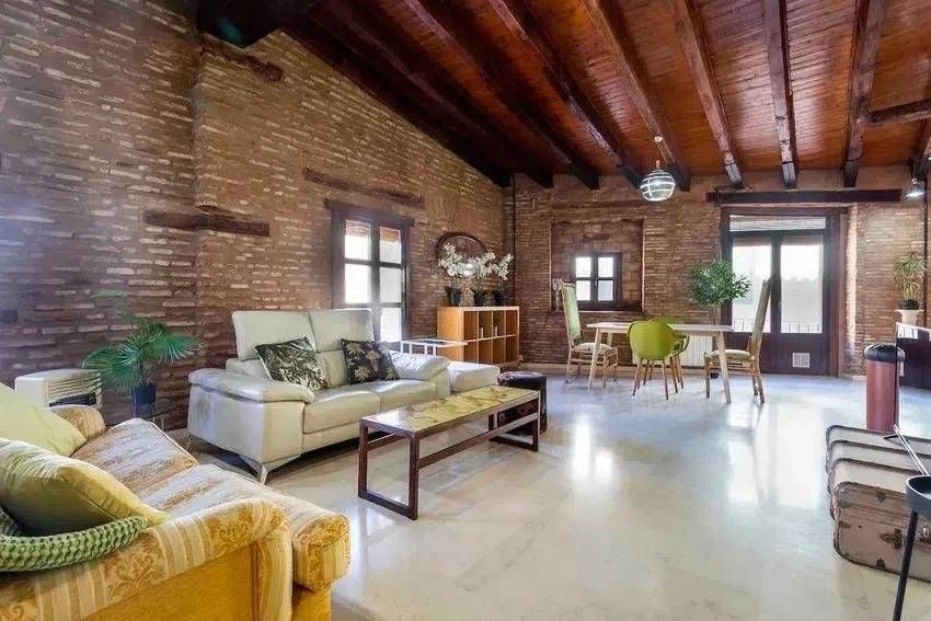Sala d'estar de Àtic en venda en  Valencia Capital amb Aire condicionat, Calefacció i Traster