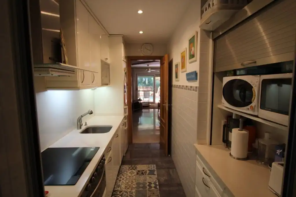 Cocina de Apartamento en venta en Sanlúcar de Barrameda con Aire acondicionado, Jardín privado y Terraza