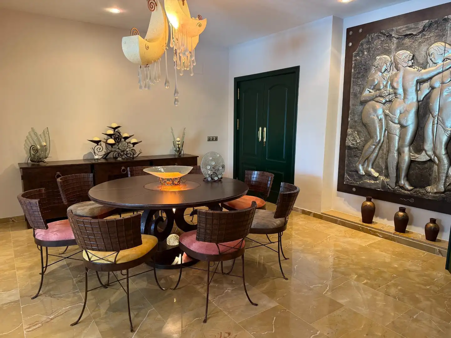 Comedor de Casa o chalet en venta en Gelves con Aire acondicionado, Jardín privado y Terraza