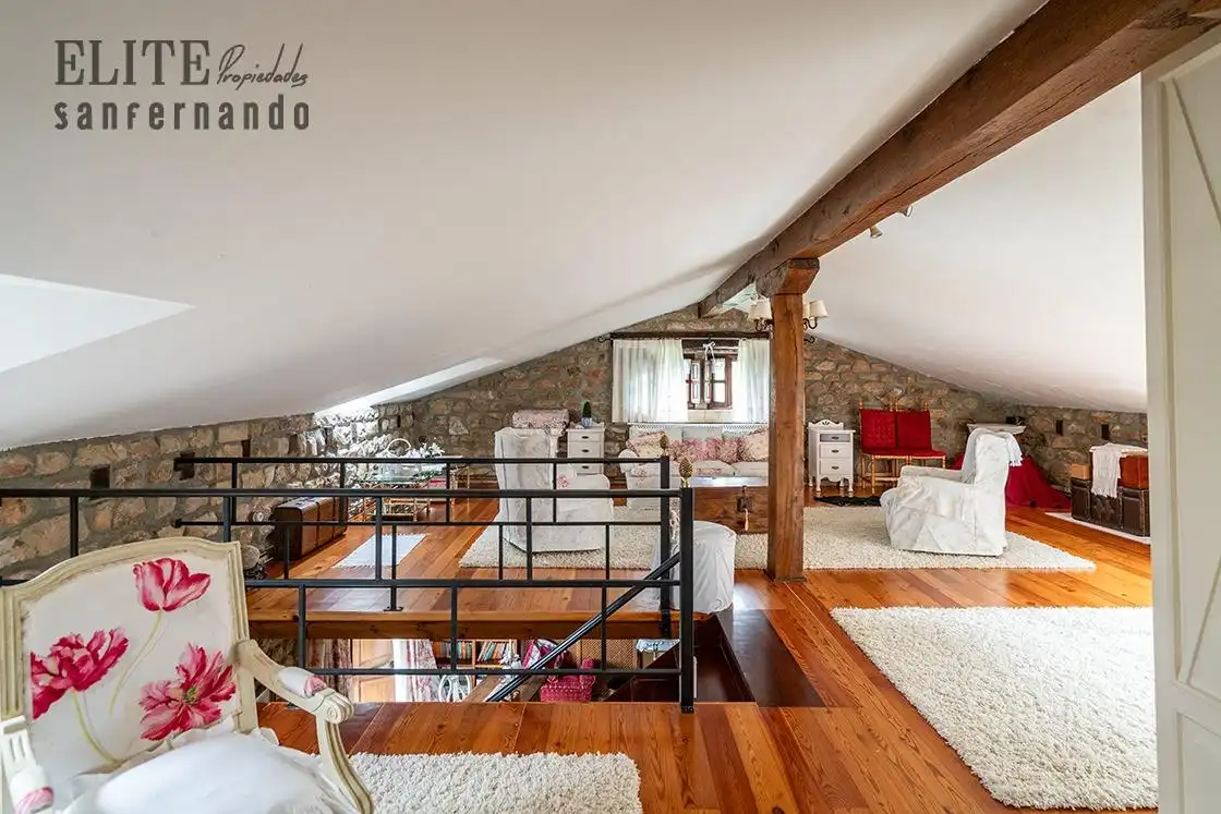 Sala de estar de Casa o chalet en venta en Santa María de Cayón con Calefacción, Jardín privado y Terraza