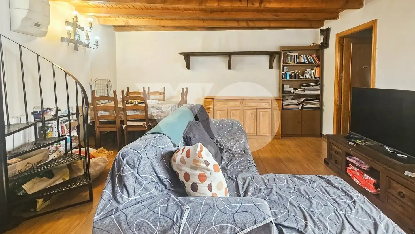Living room of Houses for sale in Madrid  with Air Conditioner, Heating and Furnished