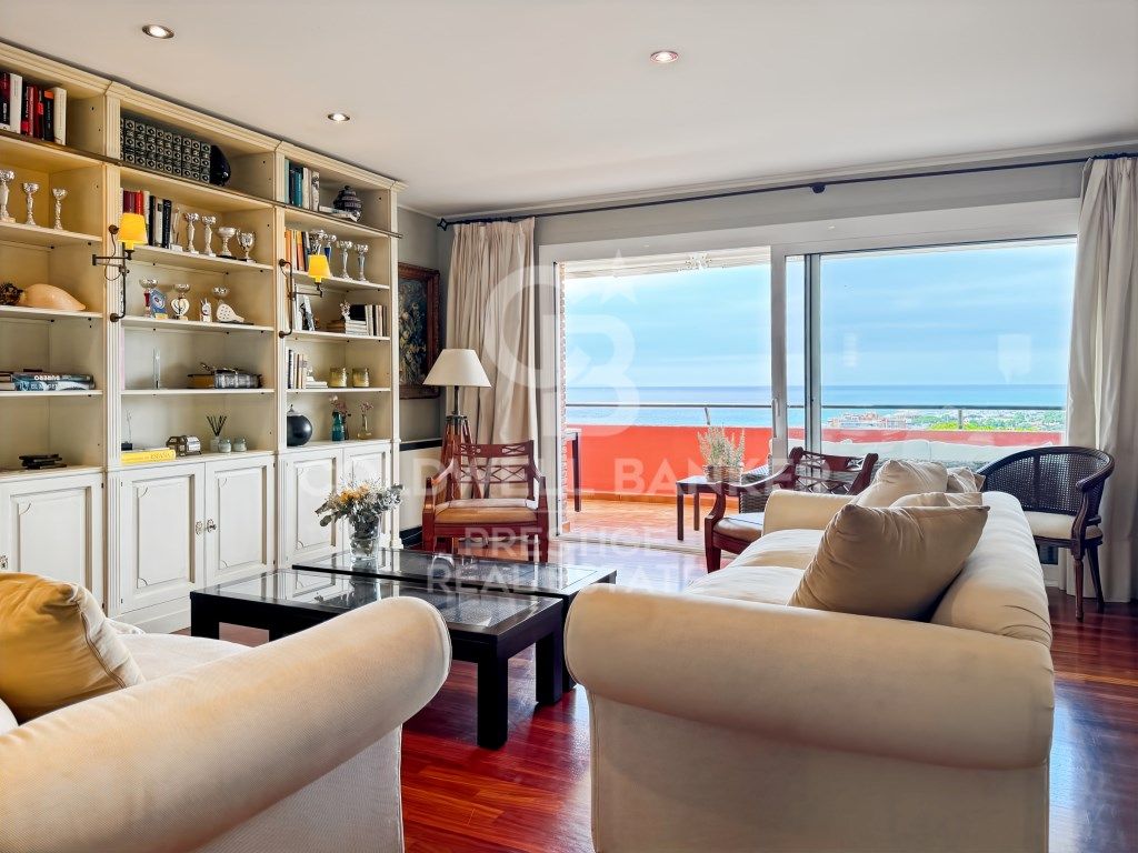 Living room of Flat for sale in Caldes d'Estrac  with Air Conditioner, Private garden and Terrace