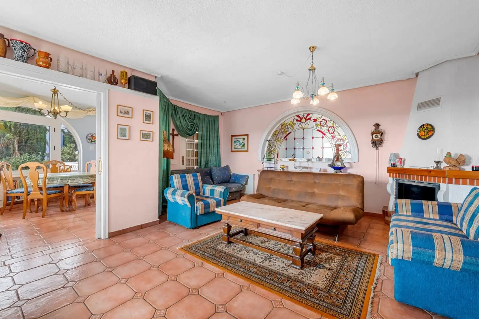 Sala d'estar de Casa o xalet en venda en Ciudad Quesada