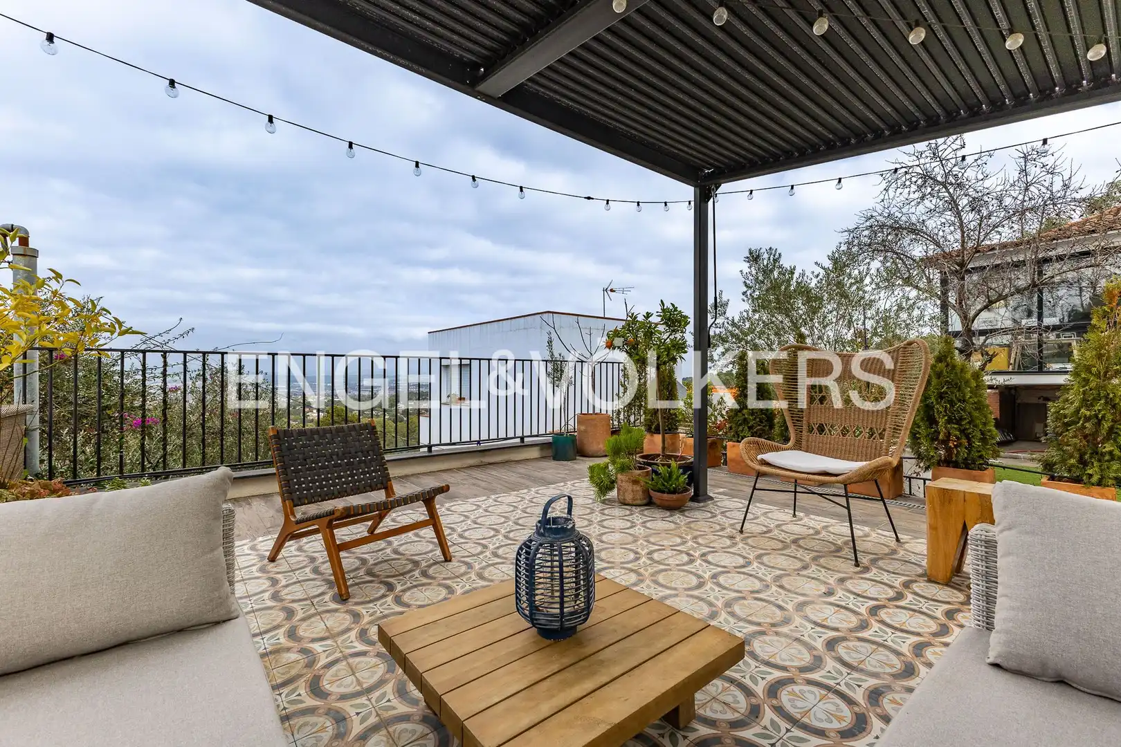 Terrace of Houses for sale in Sant Cugat del Vallès  with Air Conditioner, Heating and Private garden