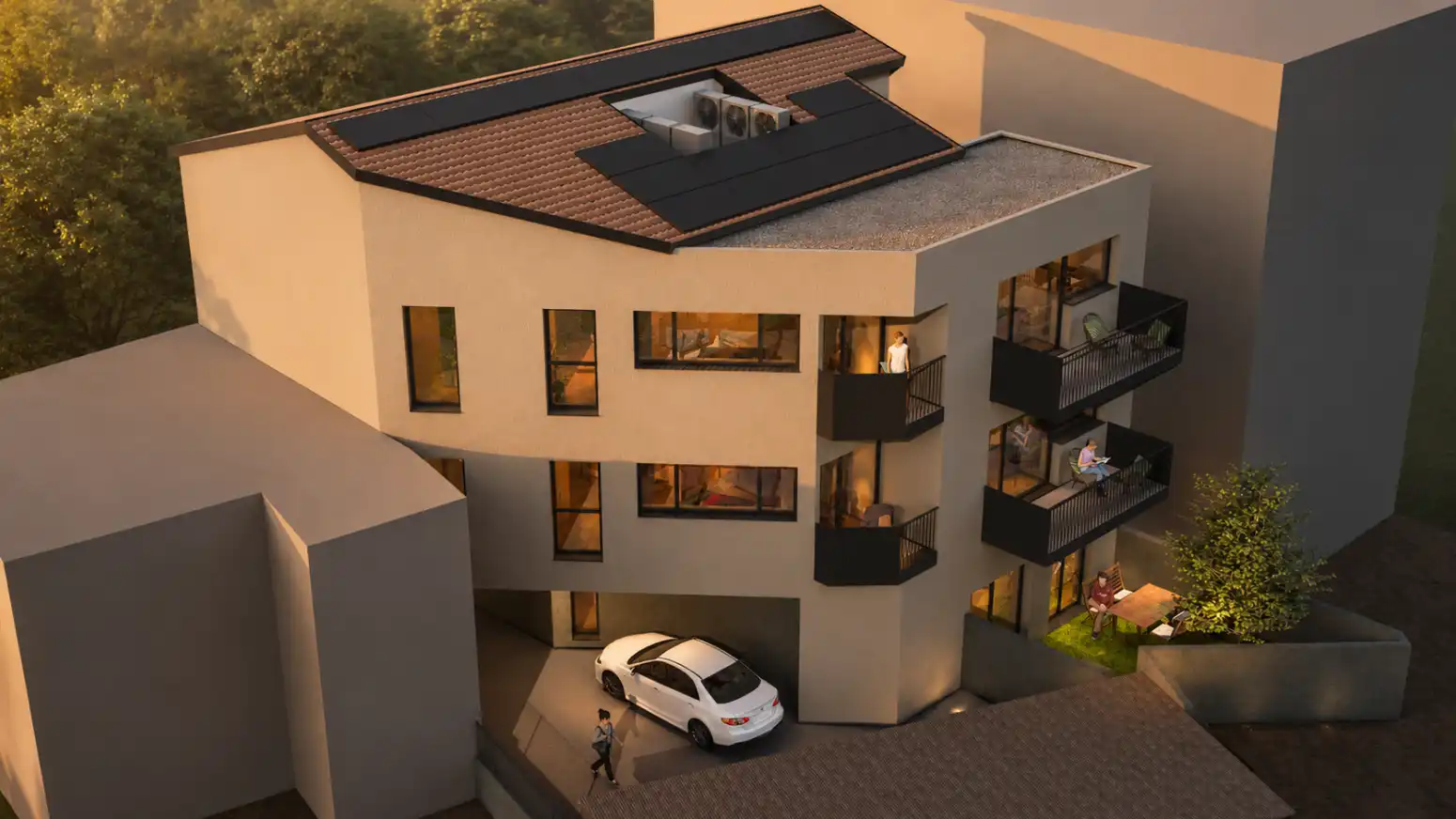 Exterior view of Flat for sale in Centelles  with Heating and Balcony
