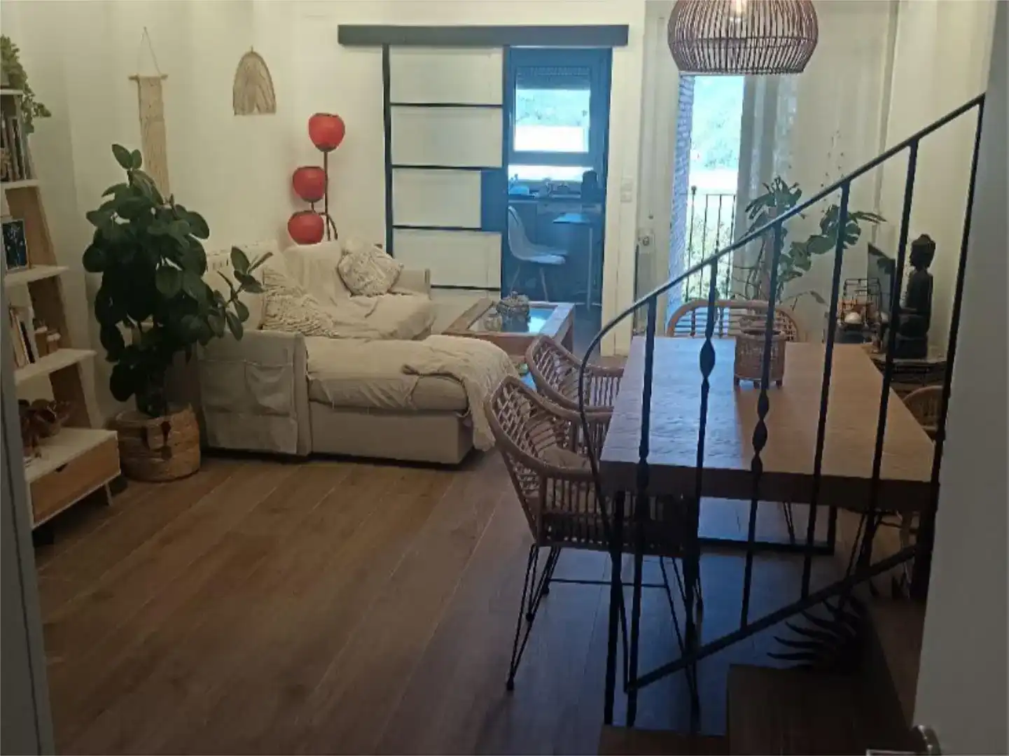 Sala de estar de Piso en venta en Salt con Aire acondicionado y Balcón