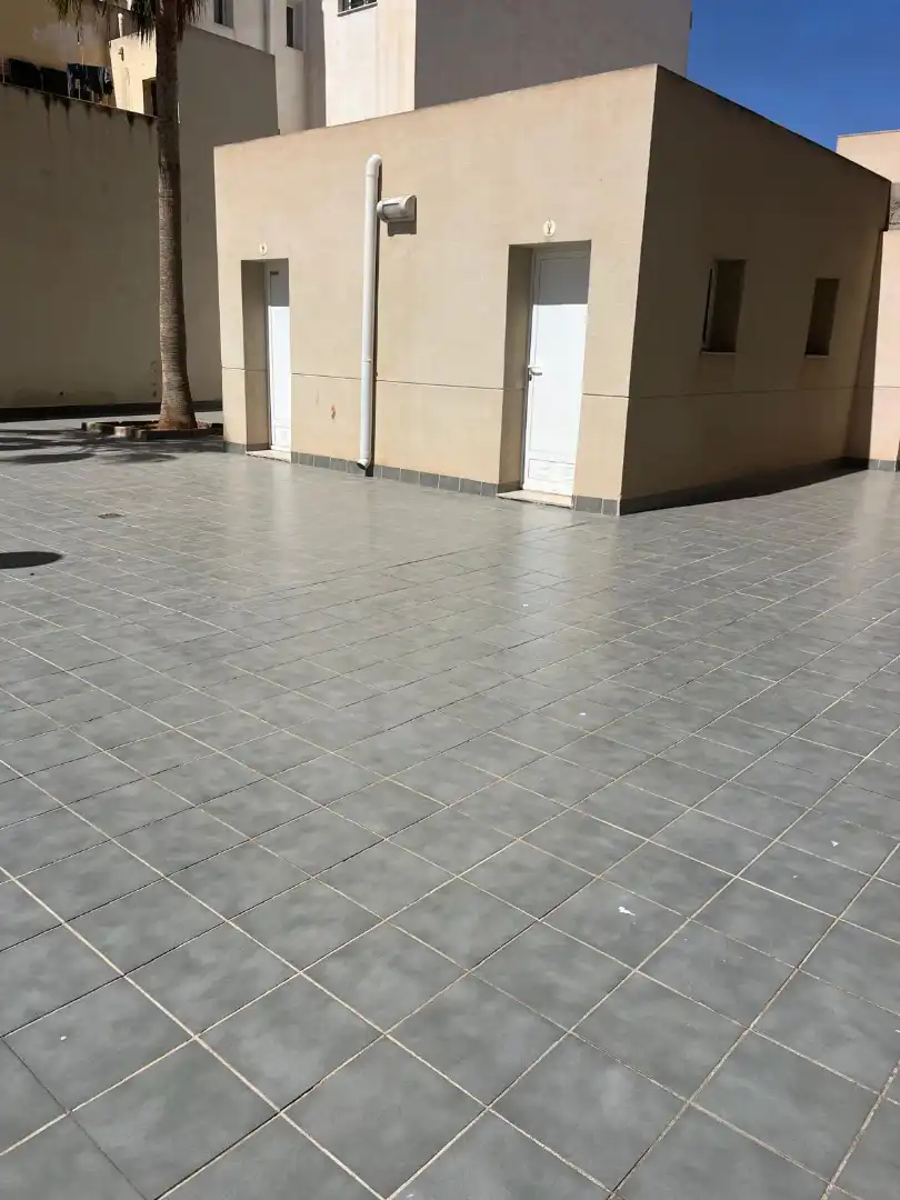 Terrace of Flat for sale in Roquetas de Mar  with Air Conditioner, Heating and Private garden