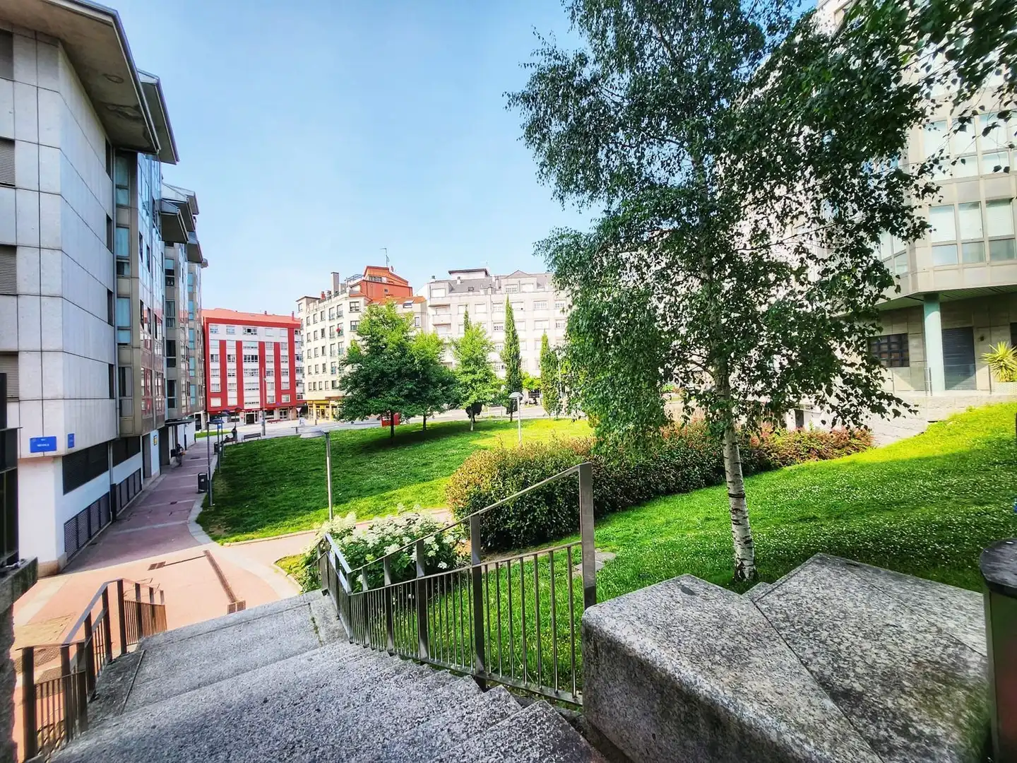 Exterior view of Commercial properties for sale in Pontevedra Capital   with Air Conditioner