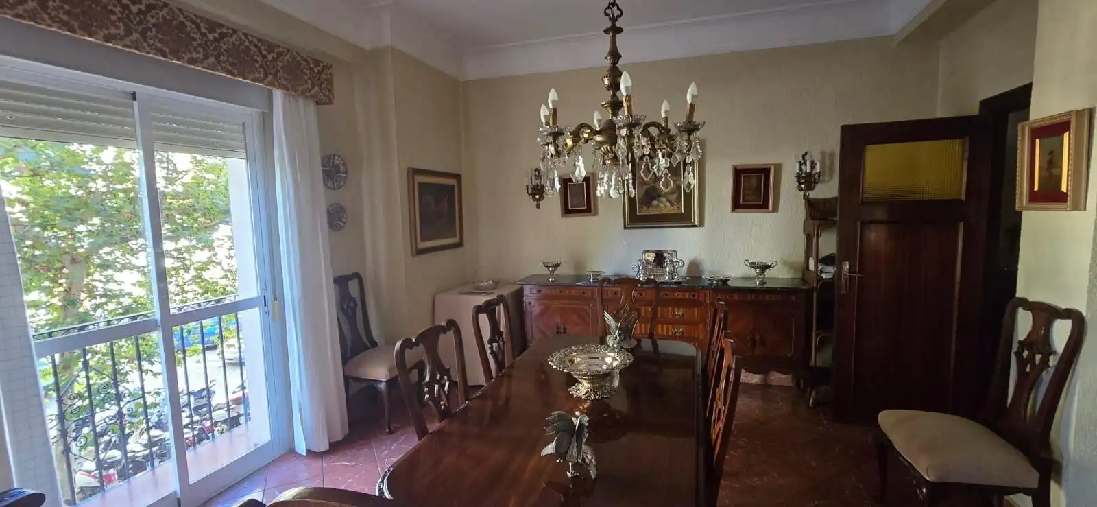 Dining room of Flat for sale in Sevilla  with Air Conditioner, Terrace and Storage room