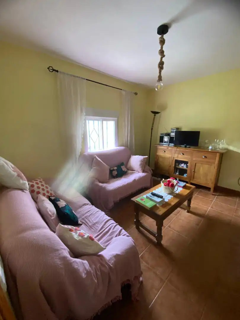 Living room of Houses for sale in Huete  with Heating, Furnished and Balcony