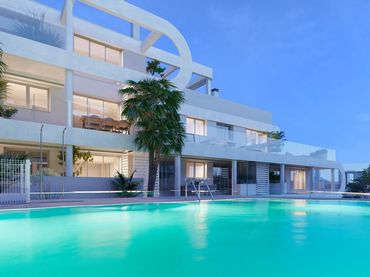Appartement compact avec piscine à vendre à Estepona Pueblo