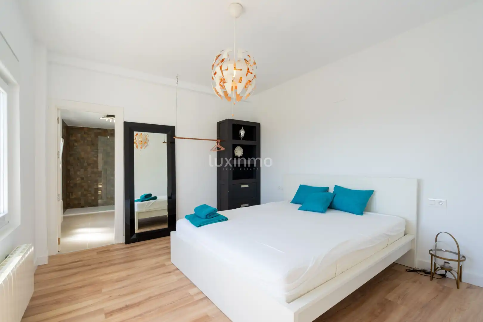 Schlafzimmer von Haus oder Chalet zum Verkauf in Calpe / Calp mit Klimaanlage, Heizung und Terrasse