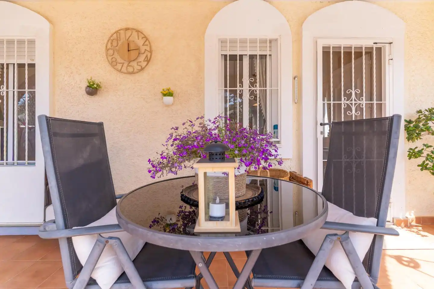 Terrasse von Haus oder Chalet zum Verkauf in Santa Pola mit Klimaanlage, Privatgarten und Terrasse