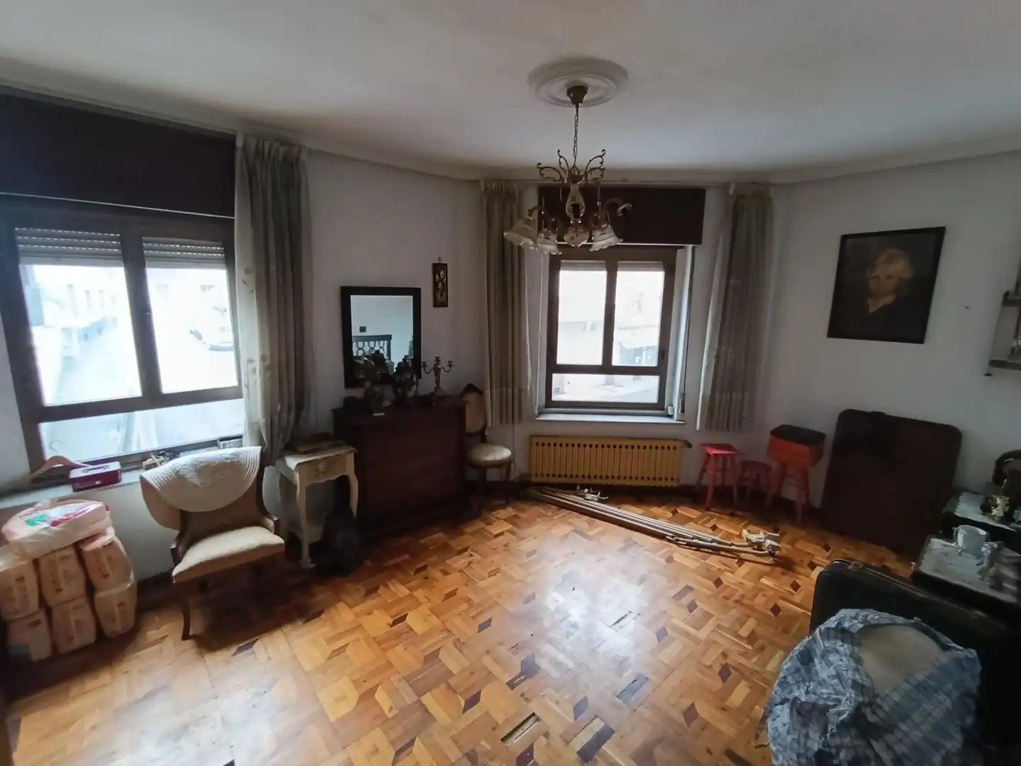 Wohnzimmer von Wohnung zum Verkauf in Langreo mit Heizung und Terrasse