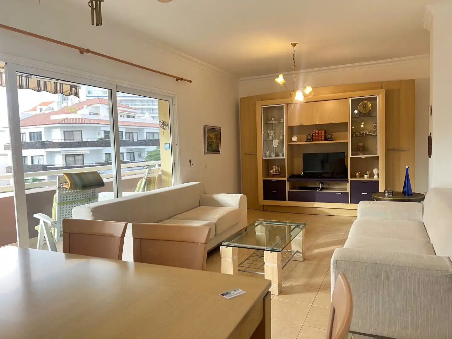 Sala de estar de Piso de alquiler en Puerto de la Cruz con Terraza y Piscina comunitaria