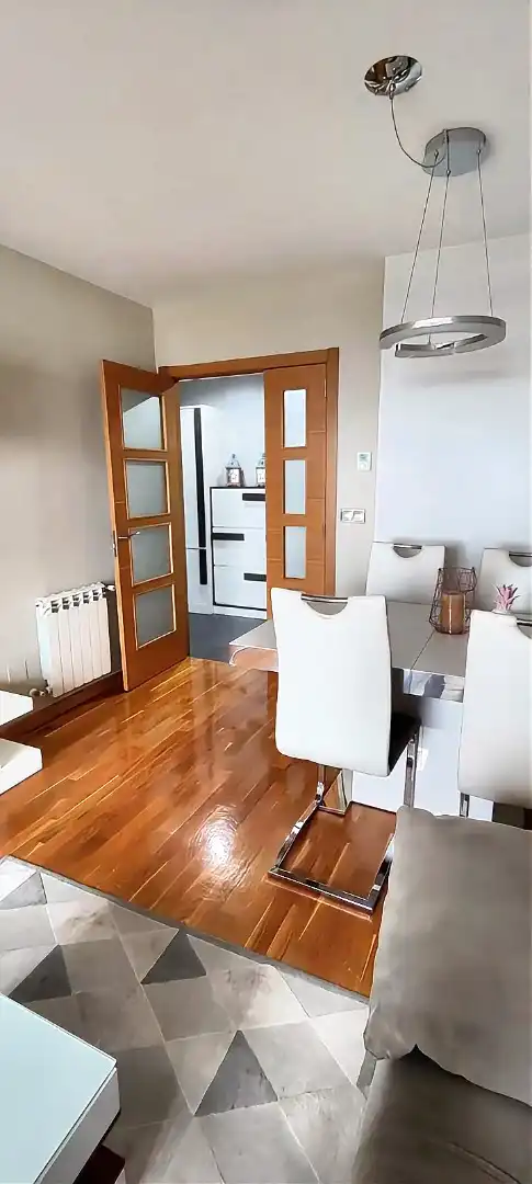 Dining room of Flat for sale in Burela  with Heating, Parquet flooring and Storage room