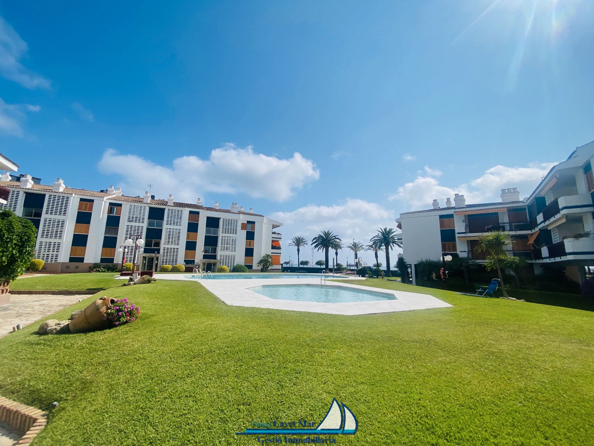 Swimming pool of Apartment for sale in Cambrils  with Heating, Terrace and Furnished