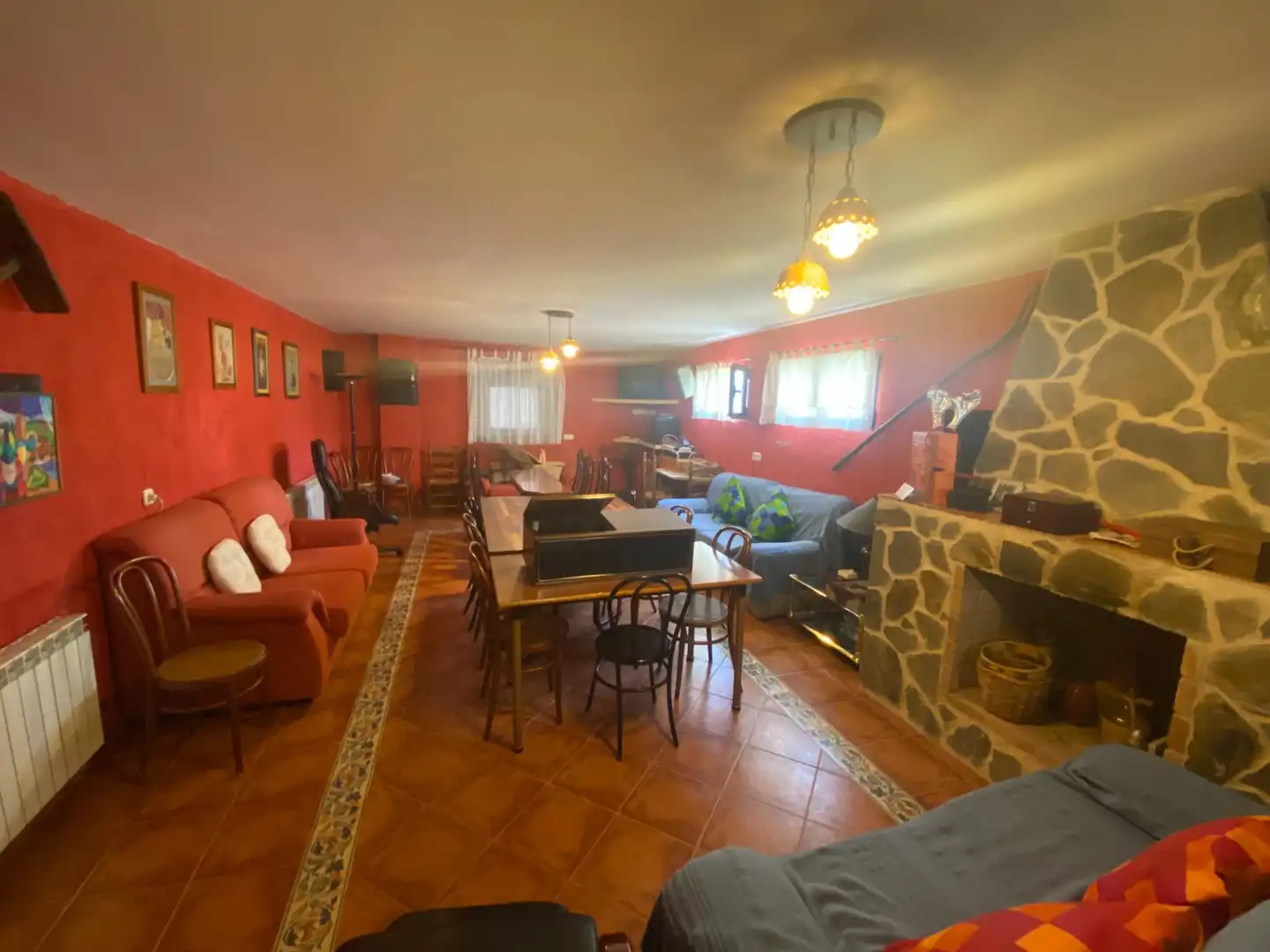 Sala de estar de Casa o chalet en venta en Auñón con Jardín privado, Terraza y Piscina